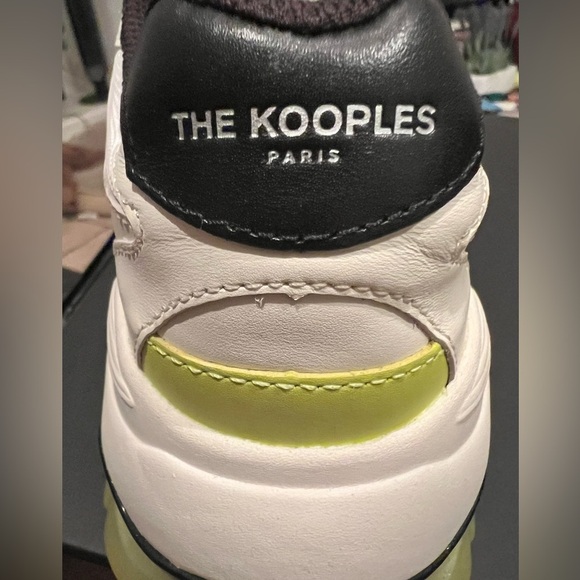 The Kooples Paris WHITE SNEAKERS WITH PLATFORM SOLE NIB size 38/7 women’s - Picture 9 of 14